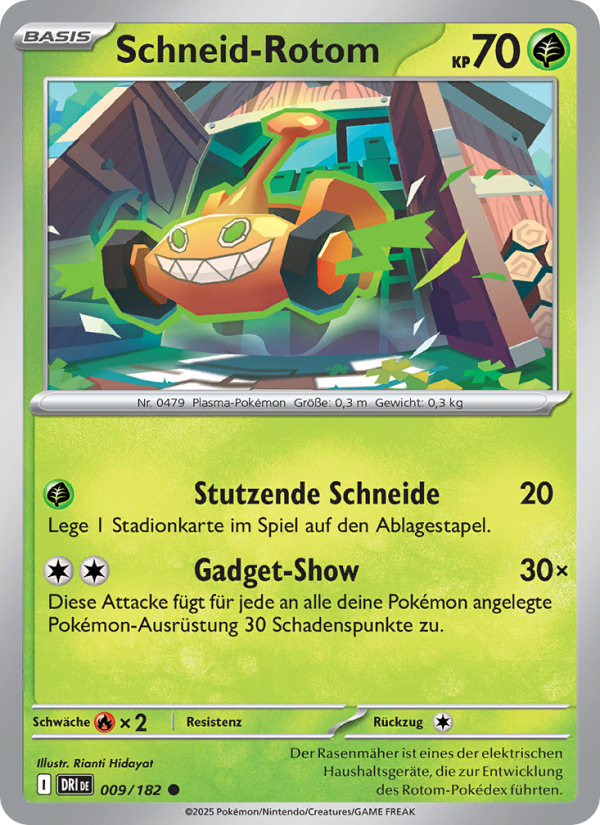 Schneid-Rotom 009 — Ewige Rivalen (German Pokémon TCG card)