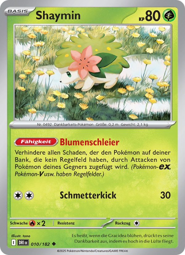 Shaymin 010 — Ewige Rivalen (German Pokémon TCG card)