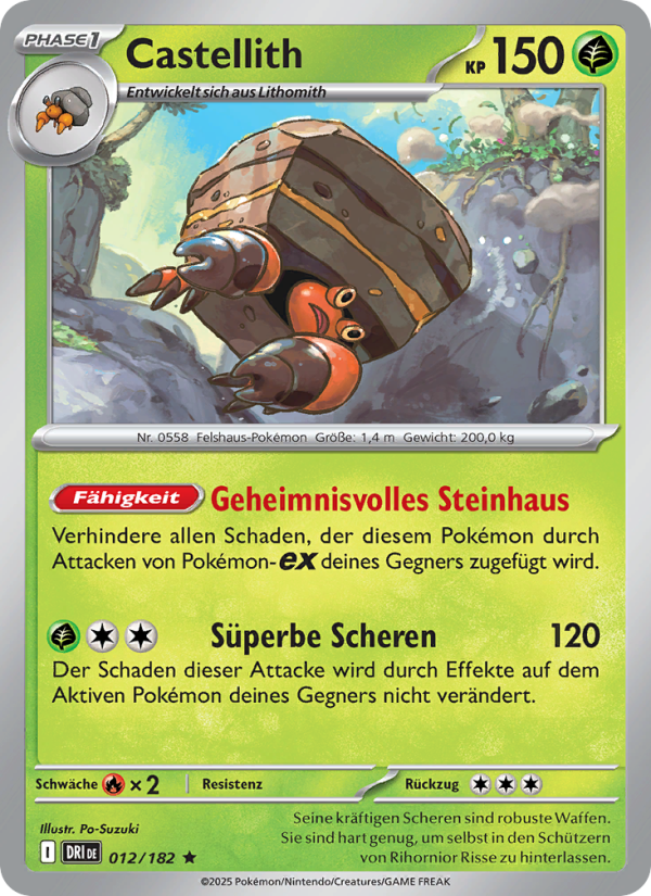 Castellith 012 — Ewige Rivalen (German Pokémon TCG card)