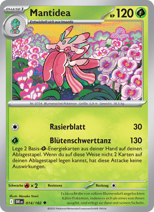 Mantidea 014 — Ewige Rivalen (German Pokémon TCG card)