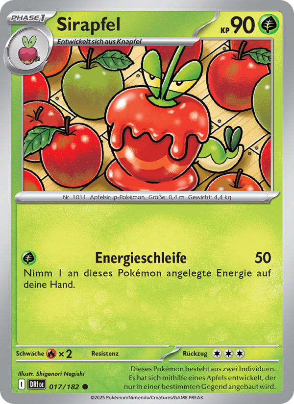 Sirapfel 017 — Ewige Rivalen (German Pokémon TCG card)