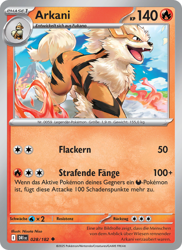 Arkani 028 — Ewige Rivalen (German Pokémon TCG card)