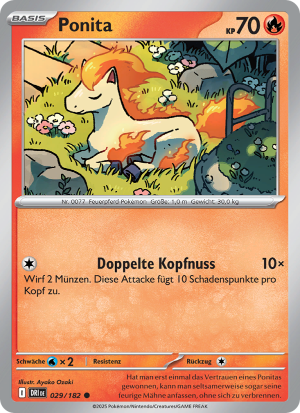 Ponita 029 — Ewige Rivalen (German Pokémon TCG card)