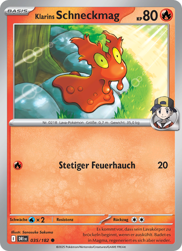 Klarins Schneckmag 035 — Ewige Rivalen (German Pokémon TCG card)
