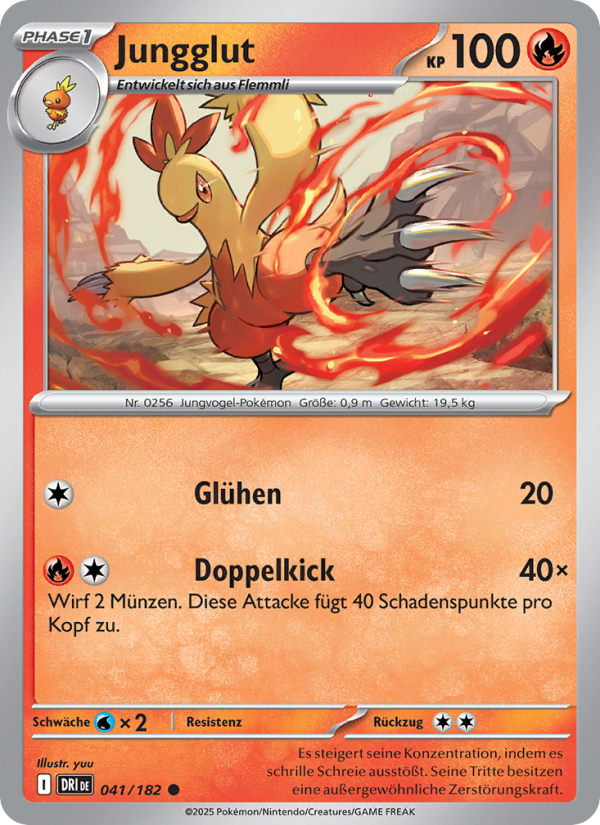 Jungglut 041 — Ewige Rivalen (German Pokémon TCG card)