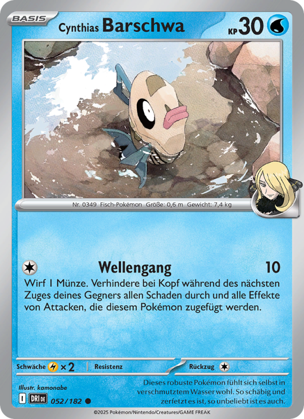 Cynthias Barschwa 052 — Ewige Rivalen (German Pokémon TCG card)
