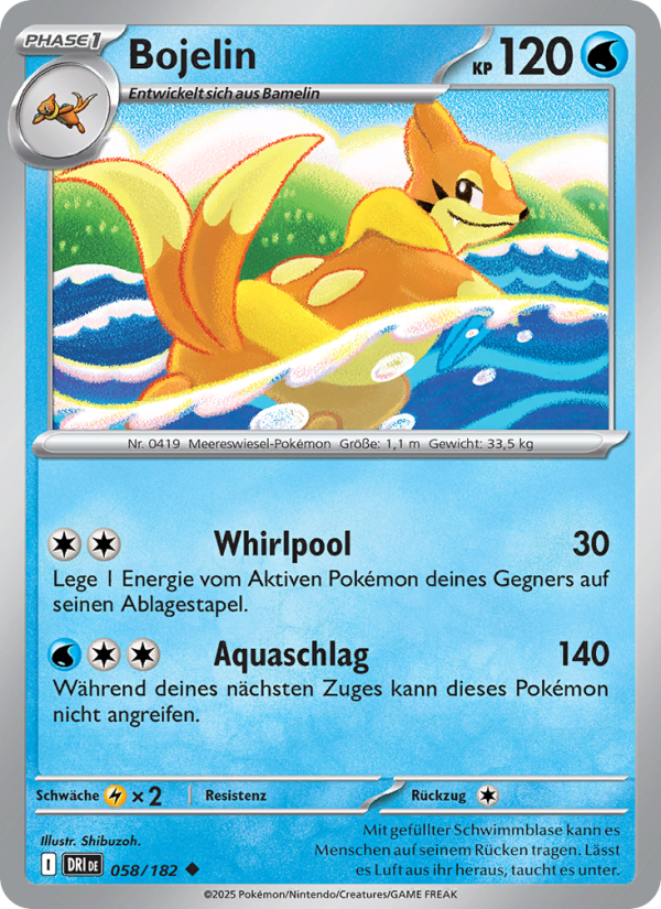 Bojelin 058 — Ewige Rivalen (German Pokémon TCG card)