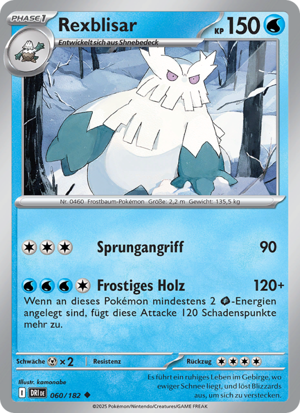 Rexblisar 060 — Ewige Rivalen (German Pokémon TCG card)