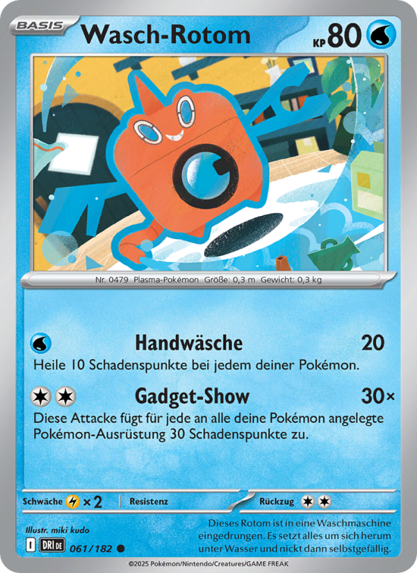 Wasch-Rotom 061 — Ewige Rivalen (German Pokémon TCG card)