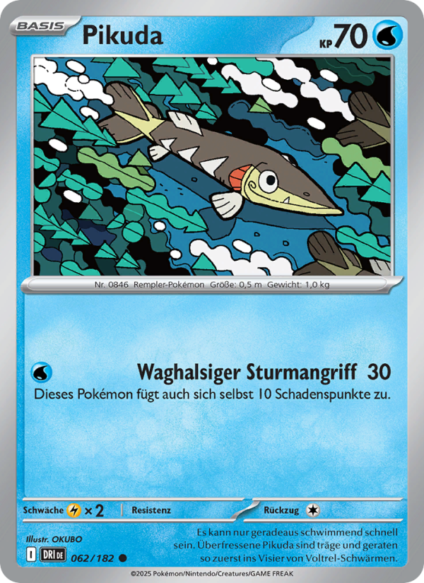 Pikuda 062 — Ewige Rivalen (German Pokémon TCG card)