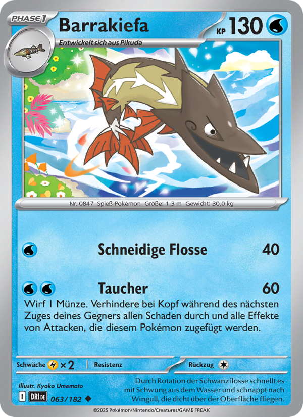Barrakiefa 063 — Ewige Rivalen (German Pokémon TCG card)