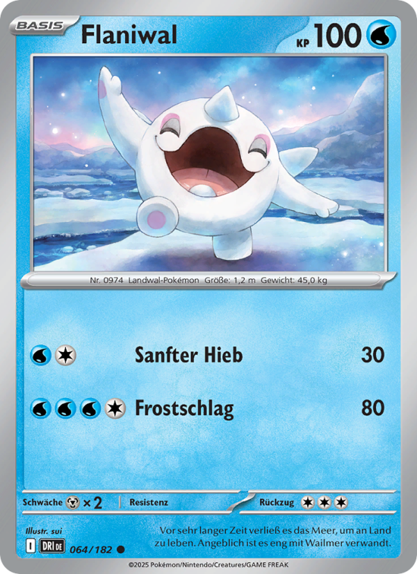Flaniwal 064 — Ewige Rivalen (German Pokémon TCG card)