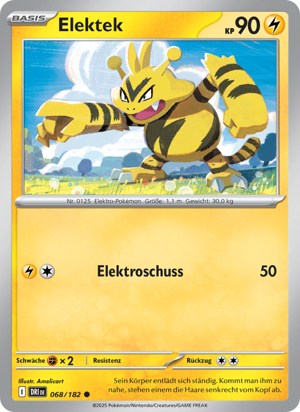 Elektek 068 — Ewige Rivalen (German Pokémon TCG card)