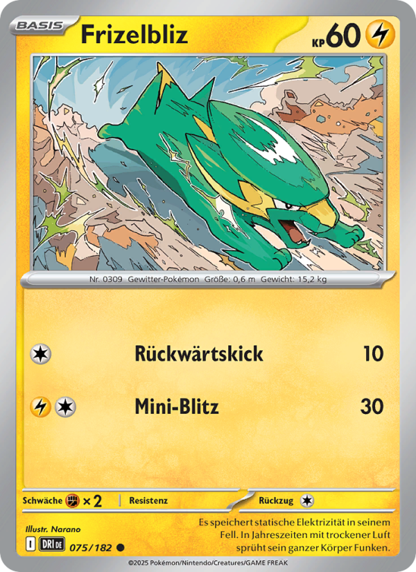 Frizelbliz 075 — Ewige Rivalen (German Pokémon TCG card)