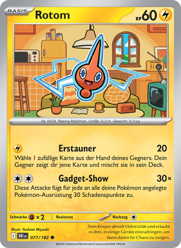 Rotom 077 — Ewige Rivalen (German Pokémon TCG card)