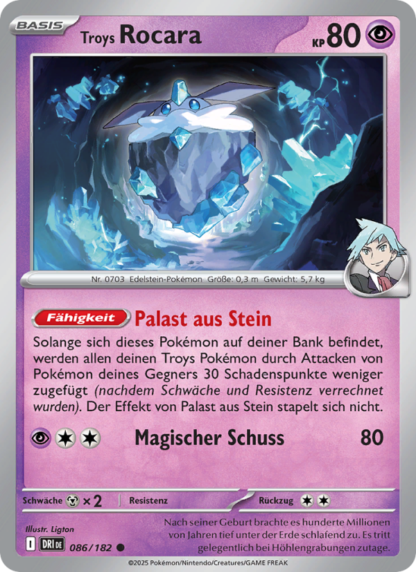 Troys Rocara 086 — Ewige Rivalen (German Pokémon TCG card)