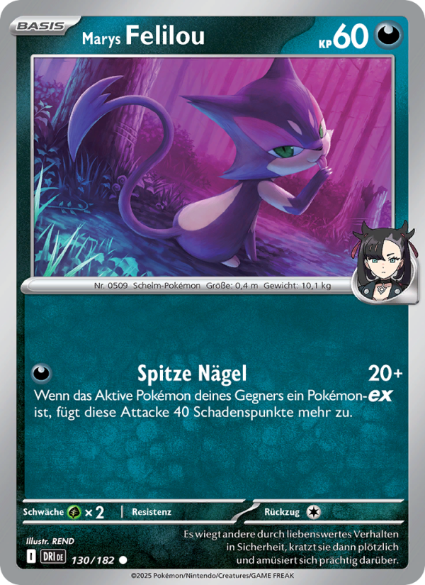 Marys Felilou 130 — Ewige Rivalen (German Pokémon TCG card)