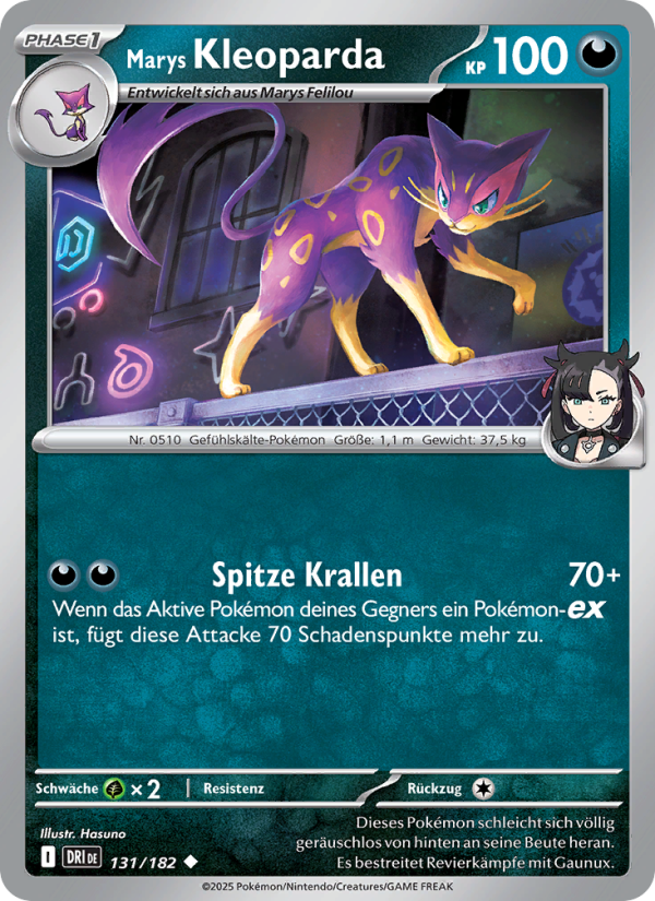 Marys Kleoparda 131 — Ewige Rivalen (German Pokémon TCG card)