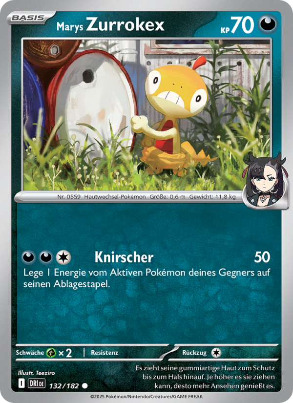 Marys Zurrokex 132 — Ewige Rivalen (German Pokémon TCG card)