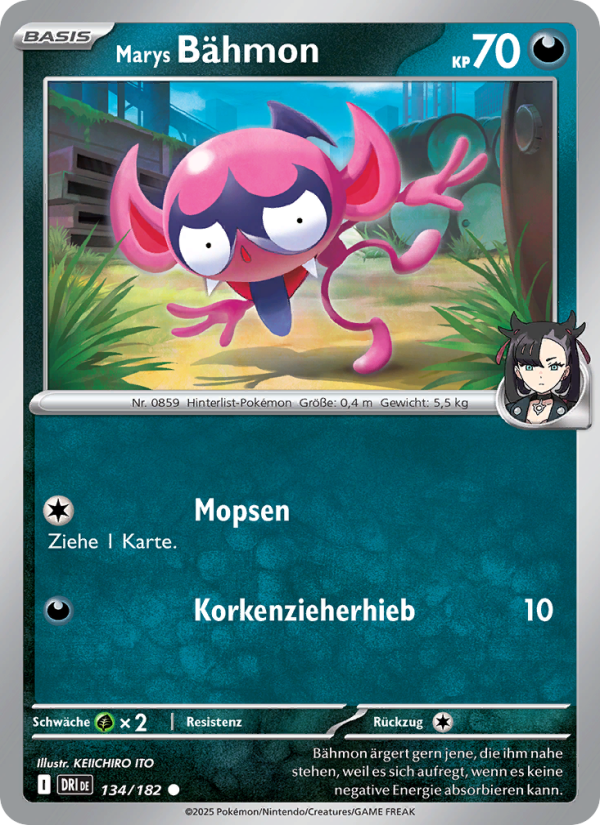 Marys Bähmon 134 — Ewige Rivalen (German Pokémon TCG card)