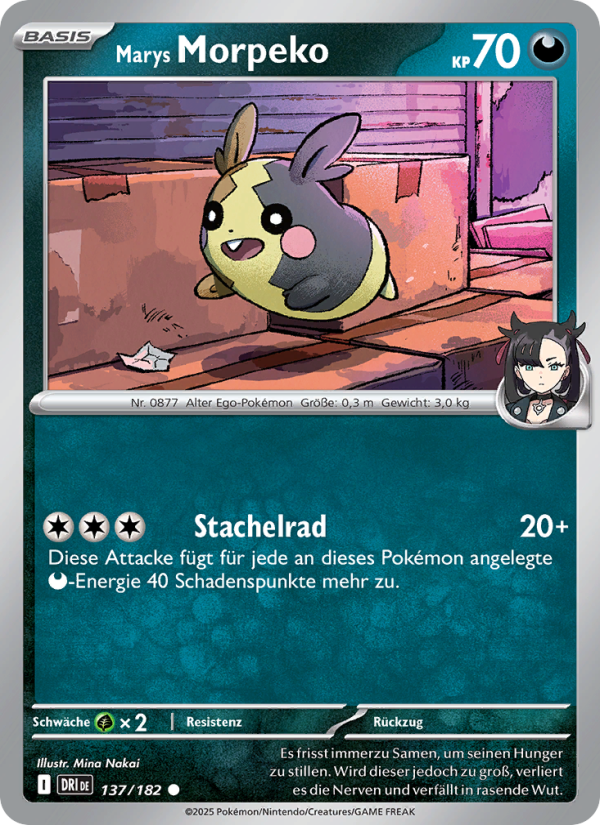 Marys Morpeko 137 — Ewige Rivalen (German Pokémon TCG card)