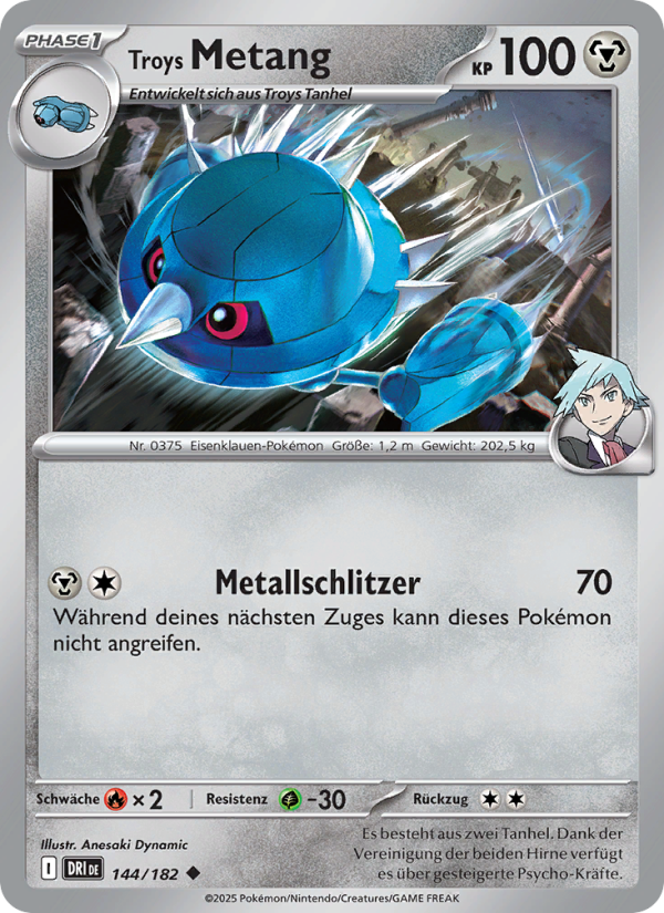 Troys Metang 144 — Ewige Rivalen (German Pokémon TCG card)