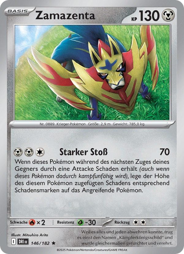 Zamazenta 146 — Ewige Rivalen (German Pokémon TCG card)