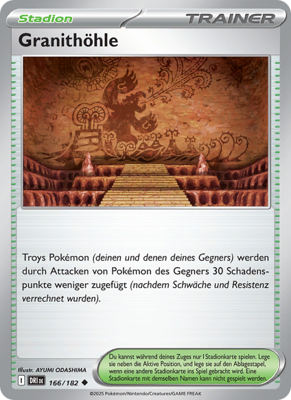 Granithöhle 166 — Ewige Rivalen (German Pokémon TCG card)