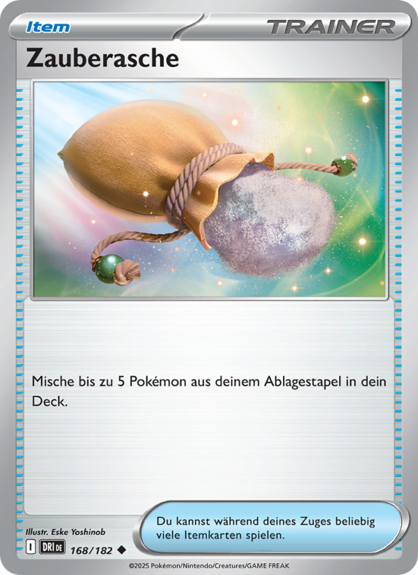 Zauberasche 168 — Ewige Rivalen (German Pokémon TCG card)