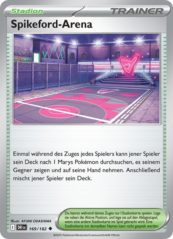 Spikeford-Arena 169 — Ewige Rivalen (German Pokémon TCG card)