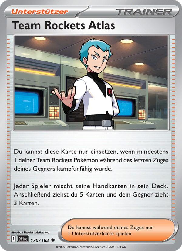 Team Rockets Atlas 170 — Ewige Rivalen (German Pokémon TCG card)
