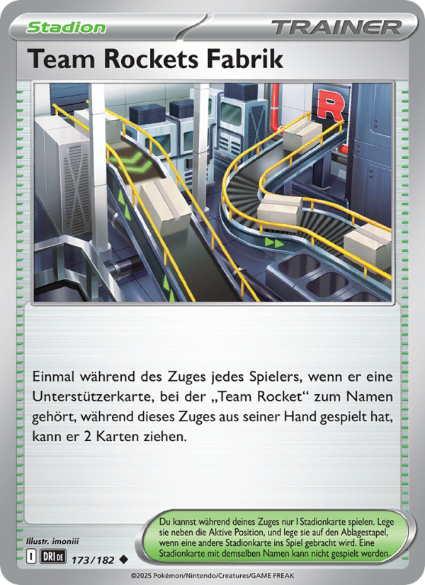 Team Rockets Fabrik 173 — Ewige Rivalen (German Pokémon TCG card)