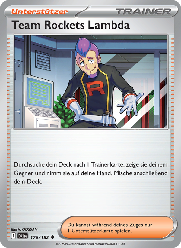 Team Rockets Lambda 176 — Ewige Rivalen (German Pokémon TCG card)