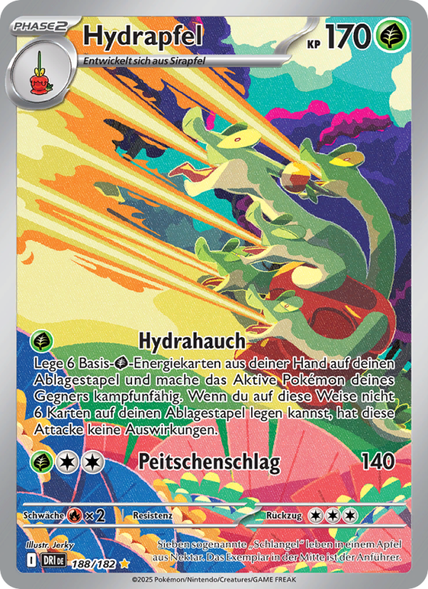 Hydrapfel 188 — Ewige Rivalen (German Pokémon TCG card)