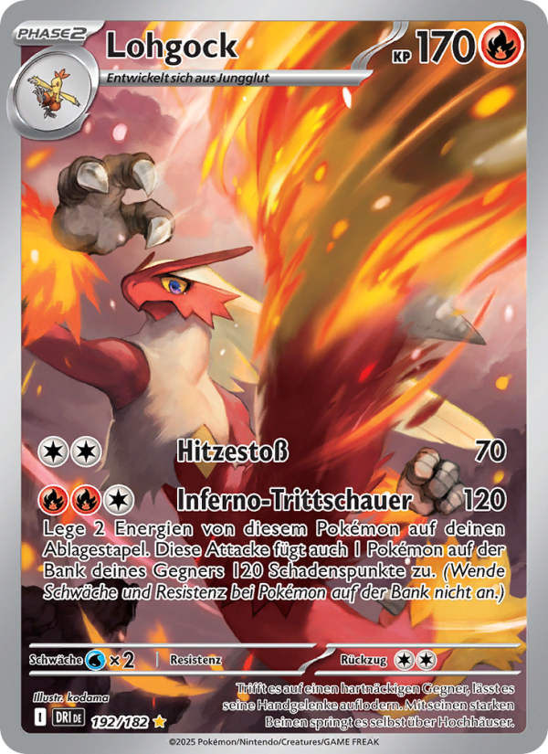 Lohgock 192 — Ewige Rivalen (German Pokémon TCG card)