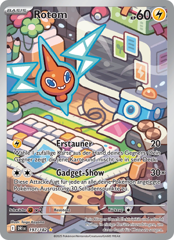Rotom 197 — Ewige Rivalen (German Pokémon TCG card)