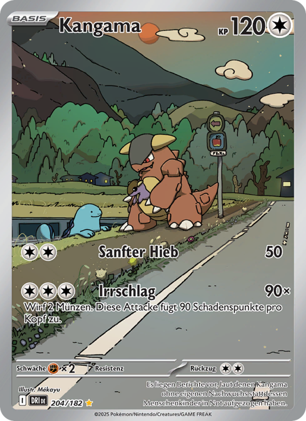 Kangama 204 — Ewige Rivalen (German Pokémon TCG card)