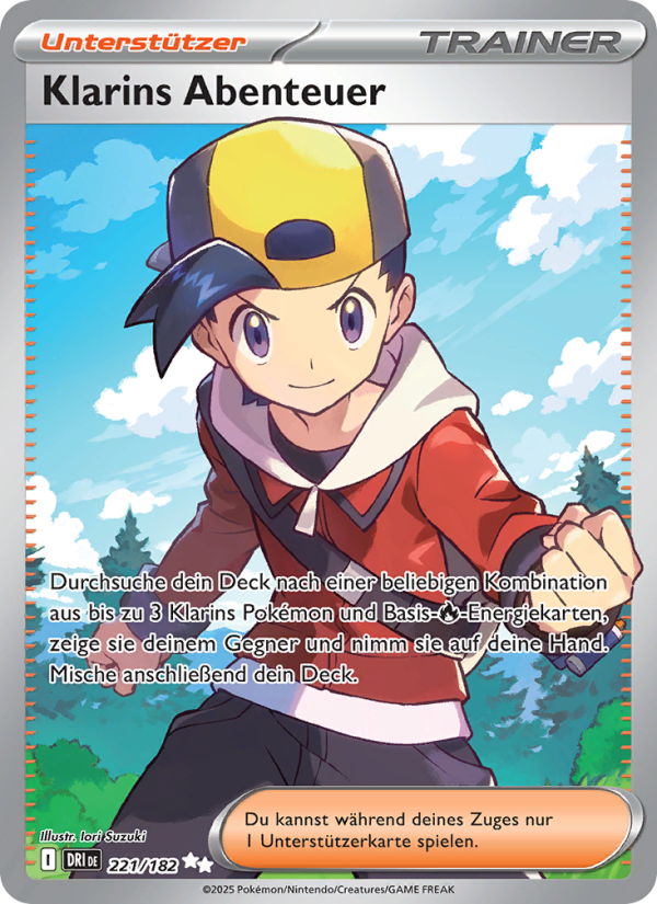 Klarins Abenteuer 221 — Ewige Rivalen (German Pokémon TCG card)