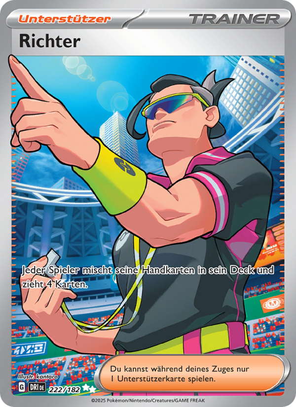 Richter 222 — Ewige Rivalen (German Pokémon TCG card)