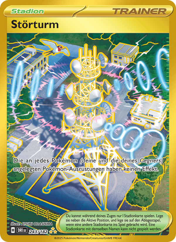 Störturm 243 — Ewige Rivalen (German Pokémon TCG card)