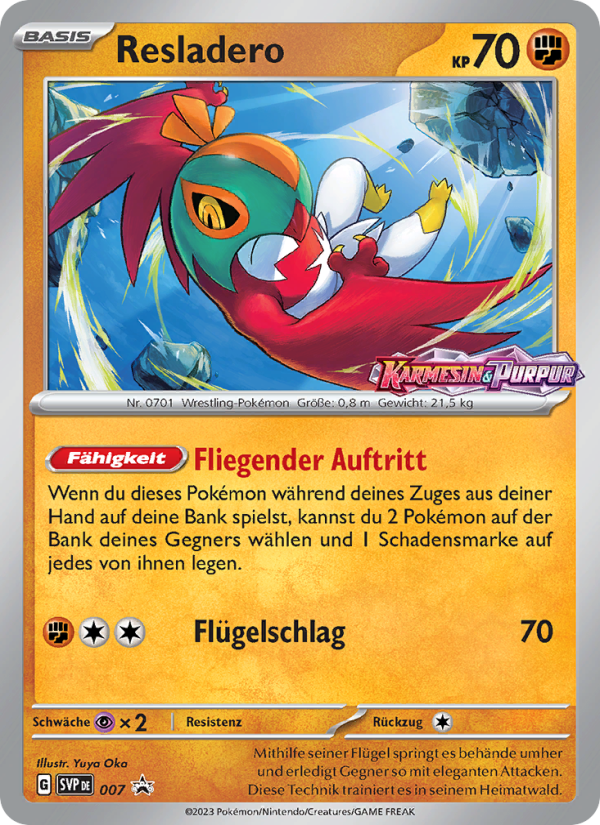 Resladero Pokémon TCG cards