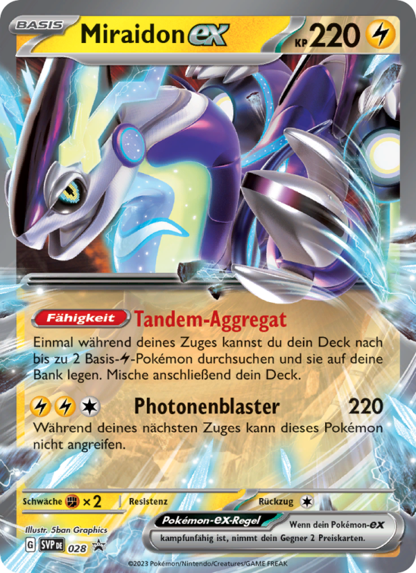 Miraidon-ex 028 — SVP Black Star Promos (German Pokémon TCG card)