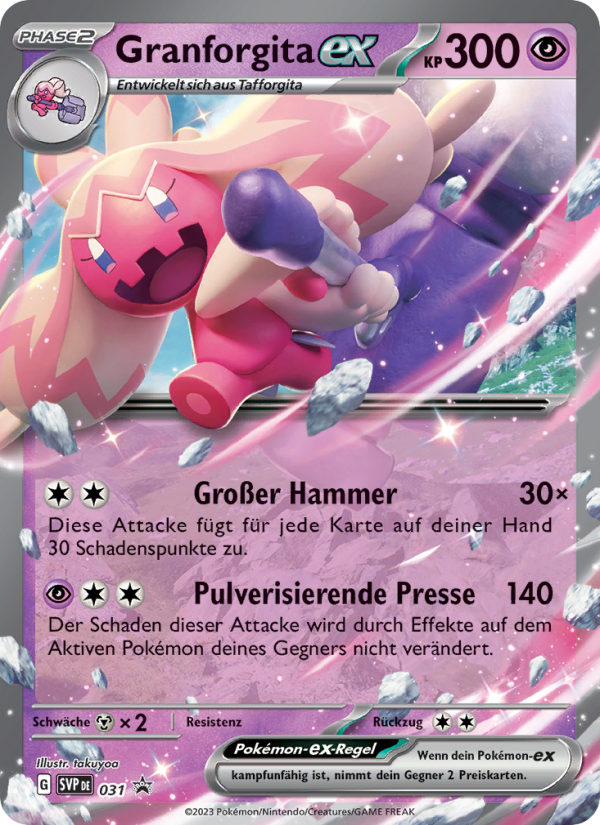 Granforgita-ex 031 — SVP Black Star Promos (German Pokémon TCG card)