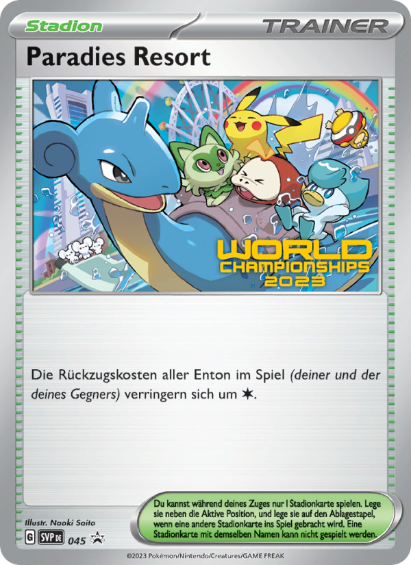 Paradies Resort 045 — SVP Black Star Promos (German Pokémon TCG card)