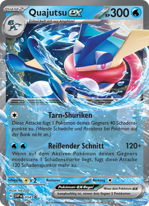 Quajutsu- Pokémon TCG cards