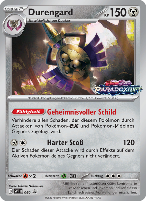 Durengard Pokémon TCG cards