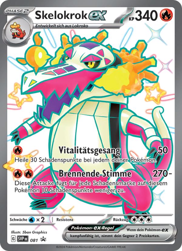 Skelokrok-ex 081 — SVP Black Star Promos (German Pokémon TCG card)