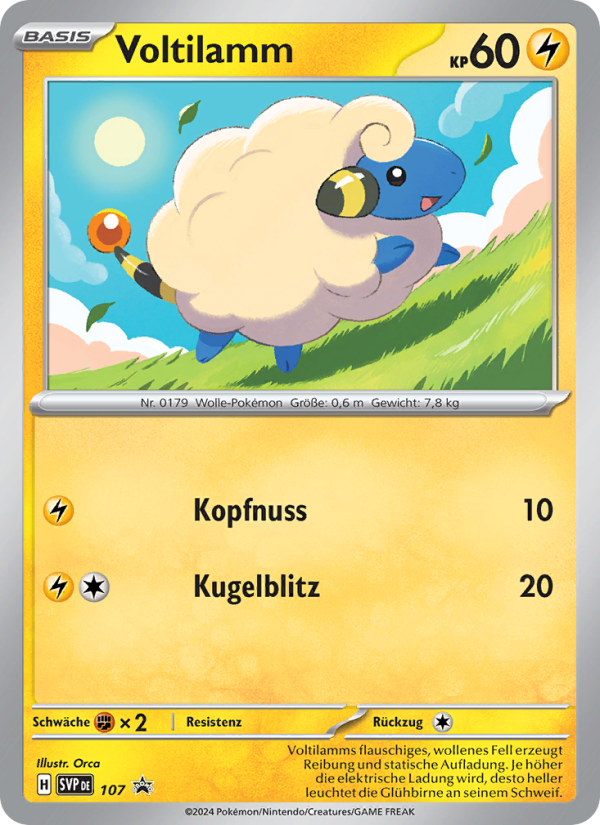 Voltilamm Pokémon TCG cards