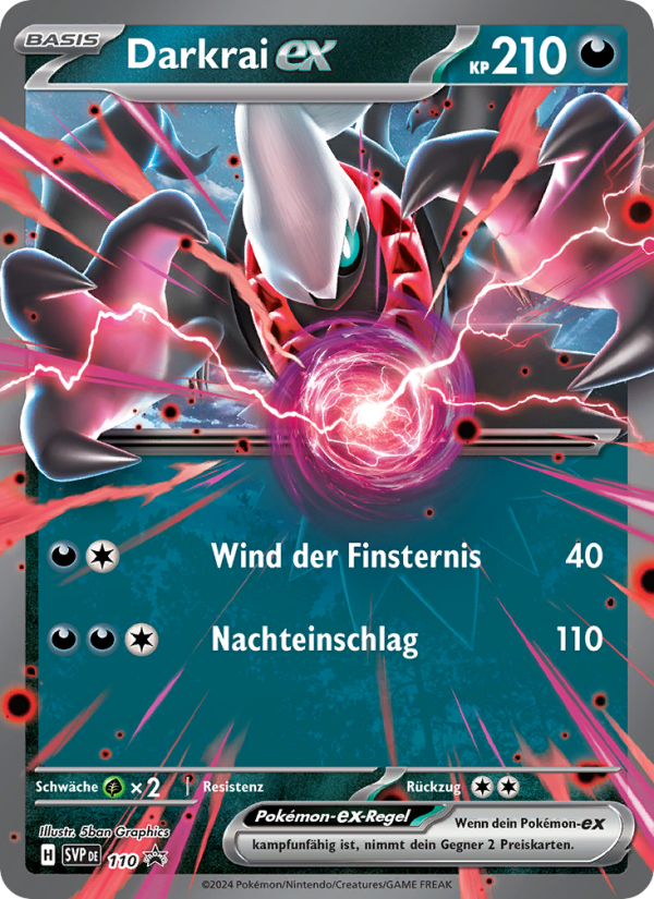 Darkrai-ex 110 — SVP Black Star Promos (German Pokémon TCG card)