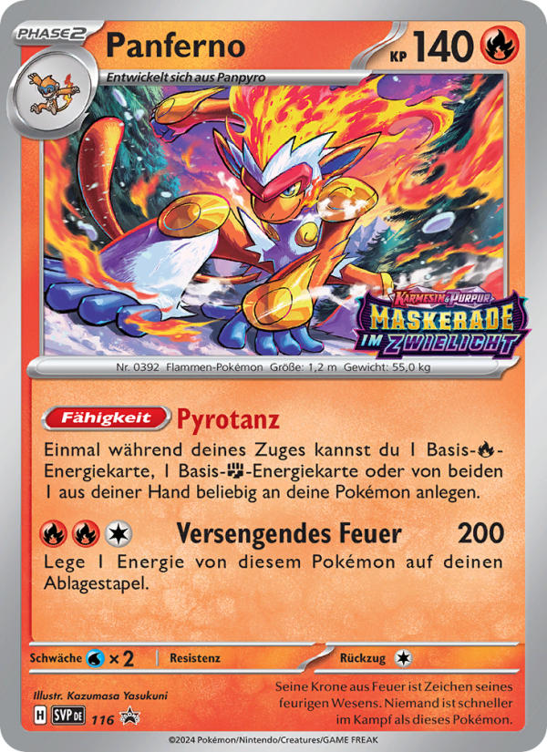 Panferno Pokémon TCG cards